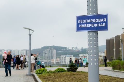 Открытие Леопардовой набережной