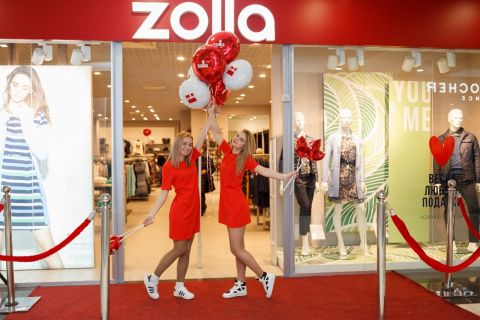 Открытие магазина Zolla